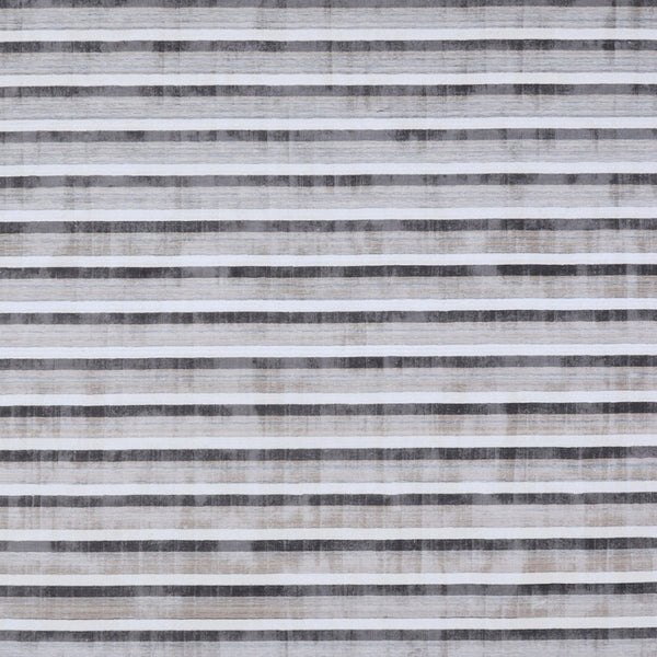 Homeroots 9' X 12' Brown And Ivory Striped Hand Loomed Area Rug  Viscose 564922