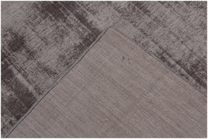 Homeroots 9' X 12' Dark Brown Hand Loomed Area Rug  Viscose 564927