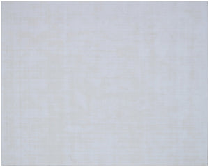 HomeRoots 9' X 12' Ivory Hand Loomed Area Rug - Luxurious, Durable, and Versatile for Any Home Décor Style 564930