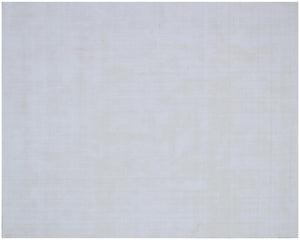 HomeRoots 9' X 12' Ivory Hand Loomed Area Rug - Luxurious, Durable, and Versatile for Any Home Décor Style 564930
