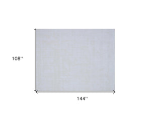 HomeRoots 9' X 12' Ivory Hand Loomed Area Rug - Luxurious, Durable, and Versatile for Any Home Décor Style 564930
