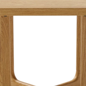 Homeroots 24" Natural Solid Wood Square Cross Legs End Table – Versatile, Stylish, And Perfect For Any Room!   564936