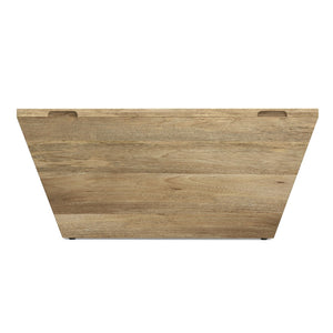 English Elm Abba Solid Mango Wood Lift Top Coffee Table with Dual Hidden Storage Compartments Natural B136P429093
