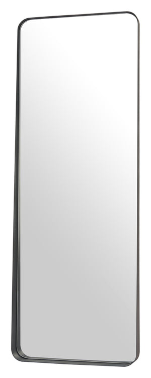 HomeRoots 66" Sleek Black Steel Framed Full-Length Mirror – Modern Minimalist Design for Any Room Decor 565005