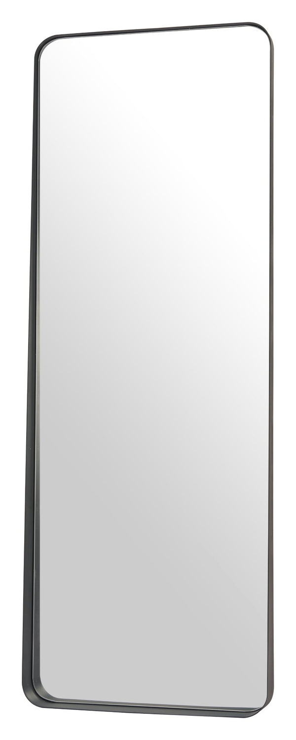 HomeRoots 66" Sleek Black Steel Framed Full-Length Mirror – Modern Minimalist Design for Any Room Decor 565005