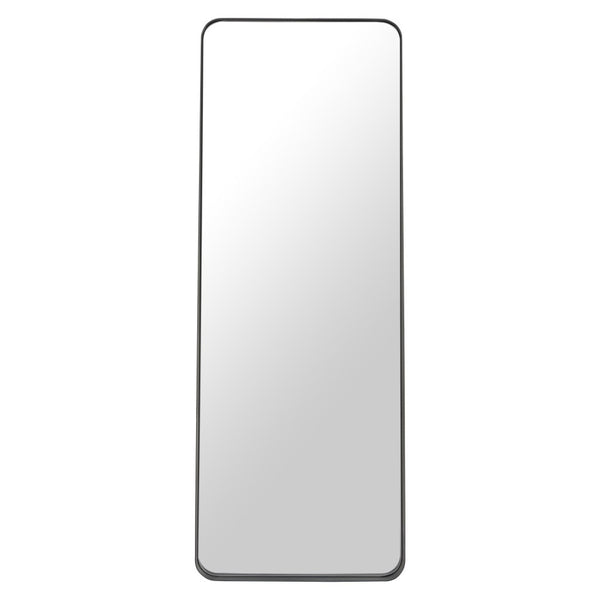 HomeRoots 66" Sleek Black Steel Framed Full-Length Mirror – Modern Minimalist Design for Any Room Decor 565005