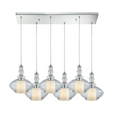 Alora 30'' Wide 6-Light Rectangular Pendant