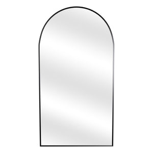 HomeRoots 71" Black Metal Arch Full-Length Mirror – Stylish Freestanding Design for Any Room's Elegance 565018