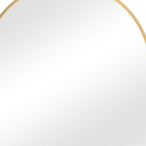 HomeRoots 71" Gold Metal Arch Full-Length Mirror - Elegant Leaning Design for Stylish Homes & Businesses 565019