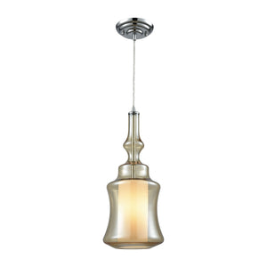 Alora 8'' Wide 1-Light Mini Pendant - Polished Chrome 56502/1 Elk Lighting