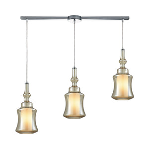 Alora 36'' Wide 3-Light Slim Linear Pendant - Polished Chrome 56502/3L Elk Lighting