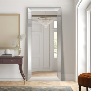 HomeRoots 70" Silver Freestanding Accent Mirror - Elegant Full-Length Design for Home & Commercial Spaces 565041