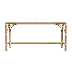 Butler Specialty Tobias Outdoor Rattan And Metal Dining Side Chair – Chic Coastal Style For Your Patio Oasis Beige And White Polyurethane Synthetic (Pe) Rattan,Aluminum 5650433-butler