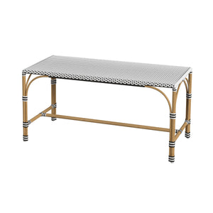 Butler Specialty Tobias Outdoor Rattan And Metal Dining Side Chair – Chic Coastal Style For Your Patio Oasis Black,Black And White,White,White And Black Polyurethane Synthetic (Pe) Rattan,Aluminum 5650434-butler