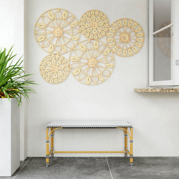 Butler Specialty Tobias Outdoor Rattan And Metal Dining Side Chair – Chic Coastal Style For Your Patio Oasis Black,Black And White,White,White And Black Polyurethane Synthetic (Pe) Rattan,Aluminum 5650434-butler