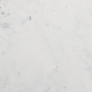 Homeroots 35" Modern Round Pedestal Coffee Table With White Faux Marble Top And Natural Wood Accent Finish   565074