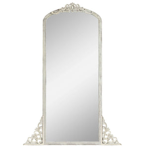 HomeRoots 67" White Solid Wood Framed Full-Length Mirror – Elegant Vertical Design for Timeless Home Decor 565121