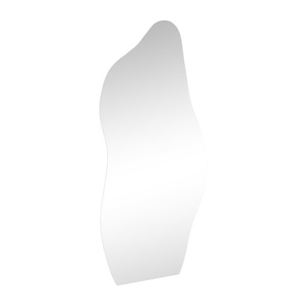 HomeRoots 71" Clear Abstract Frameless Accent Mirror - Modern Artistry for Brightening & Expanding Any Space 565137