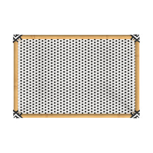 Butler Specialty Tobias Outdoor Rattan Bar Cart - Stylish 3-tier Serving Solution For Patios And Porches, Weather-resistant Black,Black And White,White,White And Black Aluminum,Polyethylene (Pe) Rattan 5651434-butler