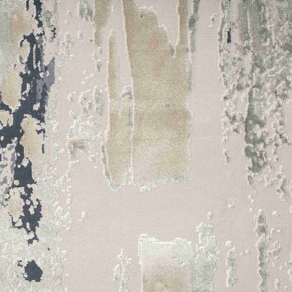 Homeroots 9' X 12' Blue And Gray Abstract Area Rug Blue Other Material 565152