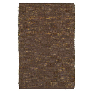 Homeroots 9' X 12' Brown Damask Hand Woven Area Rug  Jute 565163