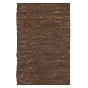 Homeroots 9' X 12' Brown Damask Hand Woven Area Rug  Jute 565163