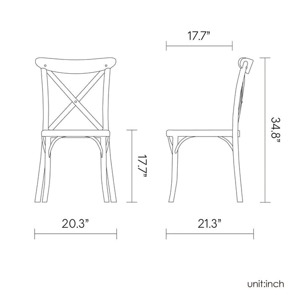 HomeRoots Set of Two Salmon Heavy-Duty Plastic Stacking Chairs for Stylish Outdoor Dining & Entertaining 565177