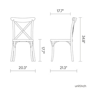 Homeroots Set Of Four 21" White Heavy Duty Plastic Outdoor Stacking Dining Chairs For Stylish Comfort & Relaxation  Plastic 565179