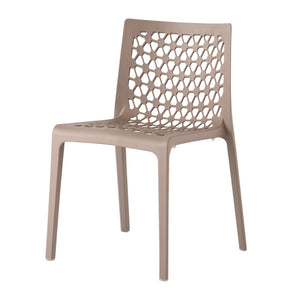 HomeRoots Set of Two Gray Heavy-Duty Stacking Chairs for Outdoor Dining, Patio, and Event Use – Stylish & Durable 565268