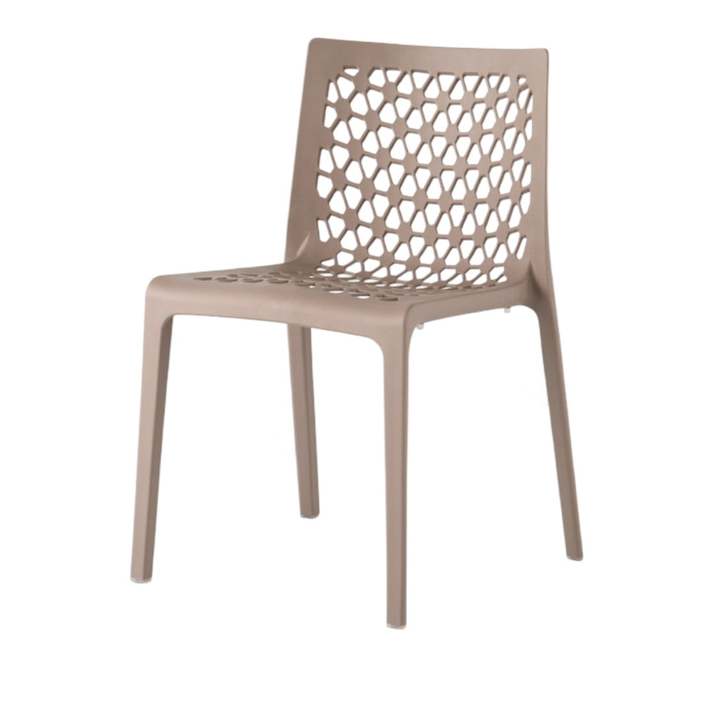 HomeRoots Set of Two Gray Heavy-Duty Stacking Chairs for Outdoor Dining, Patio, and Event Use – Stylish & Durable 565268