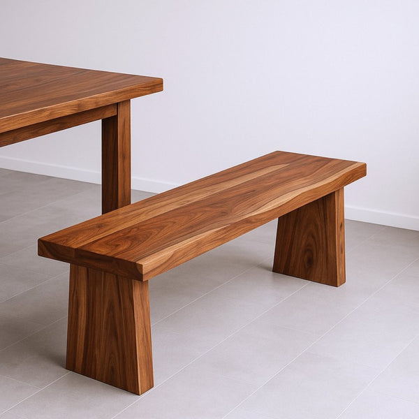 HomeRoots 75" Brown Solid Wood Live Edge Dining Bench - Rustic Elegance for Versatile Seating & Timeless Style 565288