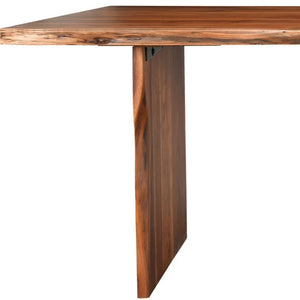 HomeRoots 60" Rustic Solid Wood Live Edge Dining Bench - Durable, Versatile Seating for Modern Homes & Decor 565289