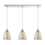 Merida 36'' Wide 3-Light Linear Pendant - Polished Chrome 56530/3LP Elk Lighting