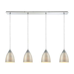 Merida 46'' Wide 4-Light Linear Pendant - Polished Chrome 56530/4LP Elk Lighting