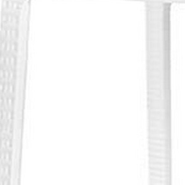 Homeroots Set Of Four 30" White Faux Rattan Outdoor Bar Height Chairs - Stylish & Comfortable For Any Space   565349