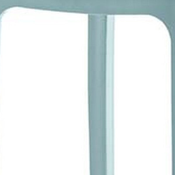 Homeroots Set Of Four Baby Blue Heavy Duty Outdoor Bar Height Chairs For Stylish Gatherings & Relaxation   565353