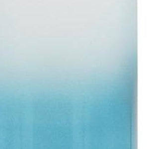 HomeRoots 21" Ombre Glass and Gold Aluminum Pedestal Vase - Modern Elegance for Floral Arrangements & Decor 565457
