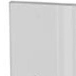 HomeRoots 10" Clear Square Glass Table Vase - Modern Minimalist Design for Fresh Flowers & Elegant Décor 565473