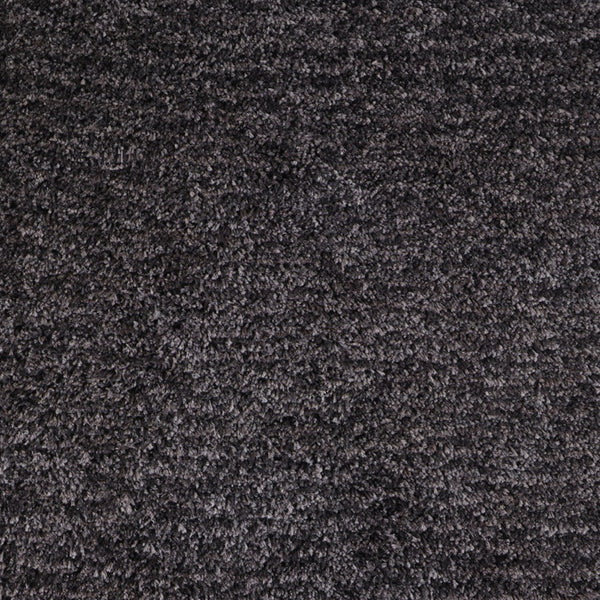 Homeroots 9' X 12' Black Shag Hand Tufted Area Rug Black Polyester 565482