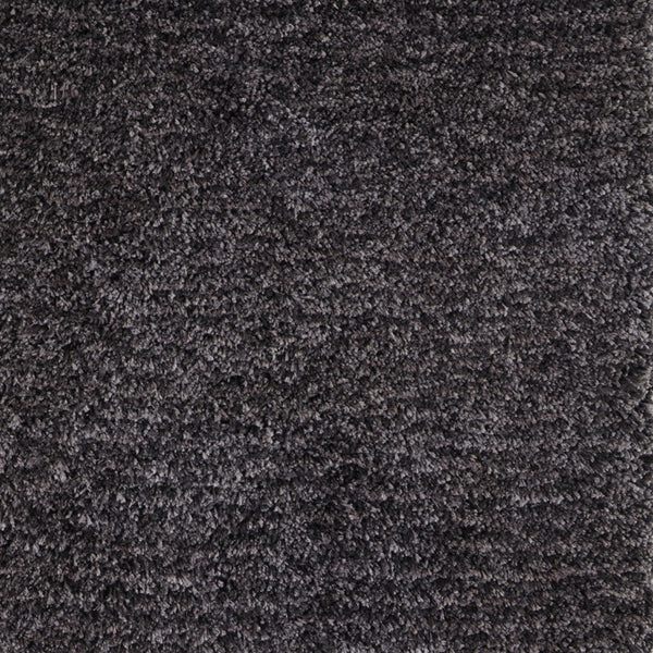 Homeroots 10' X 14' Black Shag Hand Tufted Area Rug Black Polyester 565483