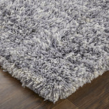 Homeroots 4' X 6' Gray Shag Hand Tufted Area Rug Gray Polyester 565485