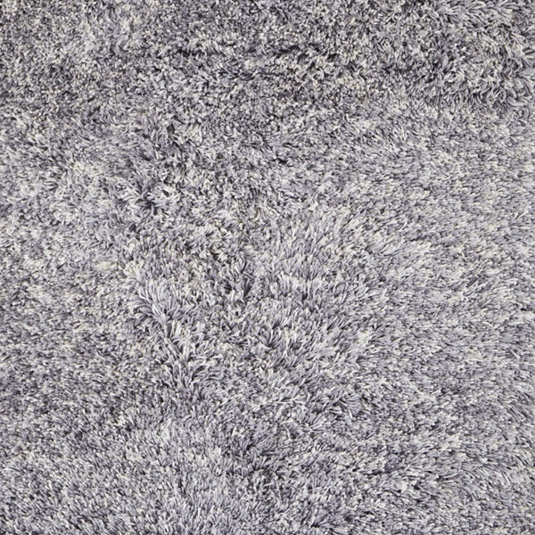 Homeroots 8' X 10' Gray Shag Hand Tufted Area Rug Gray Polyester 565487