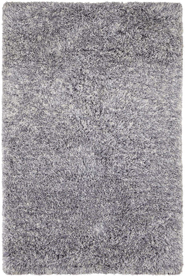 Homeroots 8' X 10' Gray Shag Hand Tufted Area Rug Gray Polyester 565487