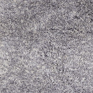 Homeroots 9' X 12' Gray Shag Hand Tufted Area Rug Gray Polyester 565488