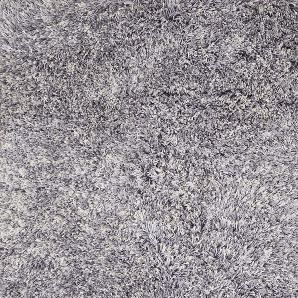 Homeroots 9' X 12' Gray Shag Hand Tufted Area Rug Gray Polyester 565488