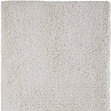 Homeroots 4' X 6' Ivory Shag Hand Tufted Area Rug Ivory Polyester 565491