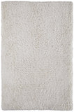 Homeroots 4' X 6' Ivory Shag Hand Tufted Area Rug Ivory Polyester 565491