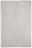 Homeroots 5' X 8' Ivory Shag Hand Tufted Area Rug Ivory Polyester 565492