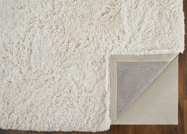 HomeRoots 4' Black Shag Area Rug - Luxurious Hand-Tufted Design for Modern Homes, Stain-Resistant & Soft Feel 10' X 14' 565495