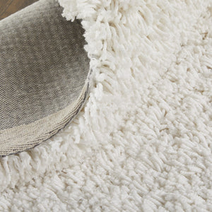 HomeRoots 4' Black Shag Area Rug - Luxurious Hand-Tufted Design for Modern Homes, Stain-Resistant & Soft Feel 10' X 14' 565495